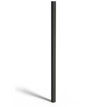 Gecoat staal tuinpaal vierkant 10x10x300cm.