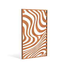 Sfeerpaneel cortenstaal Geometric four 1100x50x1800mm