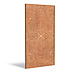 Sfeerpaneel cortenstaal Geometric two 1100x50x2000mm.