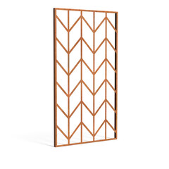 Sfeerpaneel cortenstaal Geometric six 1100x50x2000mm.