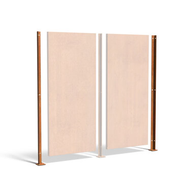 Cortenstaal hoekpaal 115x115x2106mm.