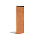 Cortenstaal achterwand voor sfeerpaneel 595x35x1799mm