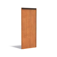Cortenstaal achterwand voor sfeerpaneel 795x35x1799mm