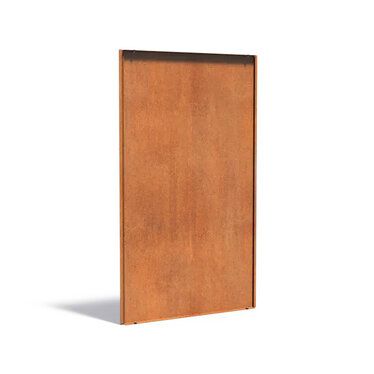 Cortenstaal achterwand voor sfeerpaneel 1095x35x1799mm