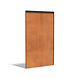 Cortenstaal achterwand voor sfeerpaneel 1095x35x1799mm