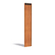 Cortenstaal achterwand voor sfeerpaneel 395x35x1999mm