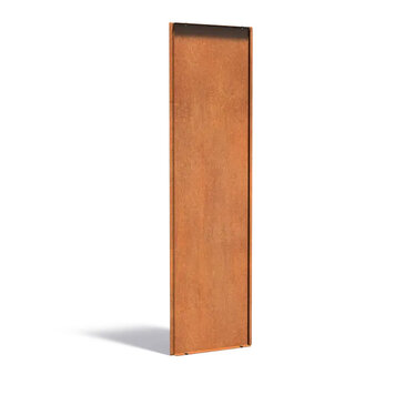 Cortenstaal achterwand voor sfeerpaneel 595x35x1999mm