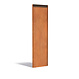 Cortenstaal achterwand voor sfeerpaneel 595x35x1999mm