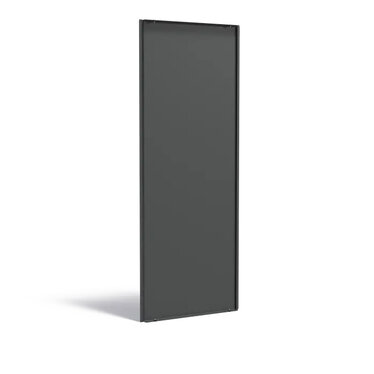 Verzinkt staal achterwand voor sfeerpaneel 795x35x1999mm.