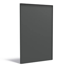 Verzinkt staal achterwand voor sfeerpaneel 1345x35x1999mm.