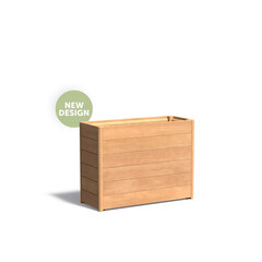 Hardhouten plantenbak CARREZ NEW 100x40x75cm.
