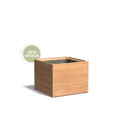Hardhouten plantenbak CARREZ NEW 800x800x627mm.
