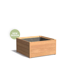 Hardhouten plantenbak CARREZ NEW 100x100x50cm.