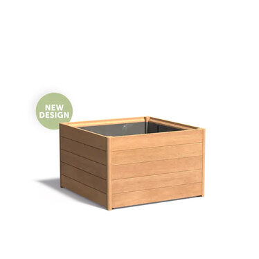 Hardhouten plantenbak CARREZ NEW 1000x1000x627mm.
