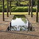 Cortenstaal spiegelvijver 300x100x414cm.