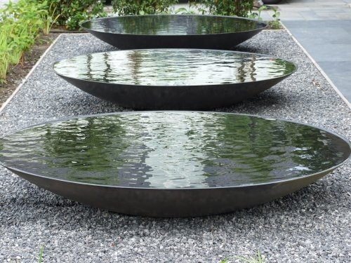 Waterschaal Antraciet 100 cm. afbeelding