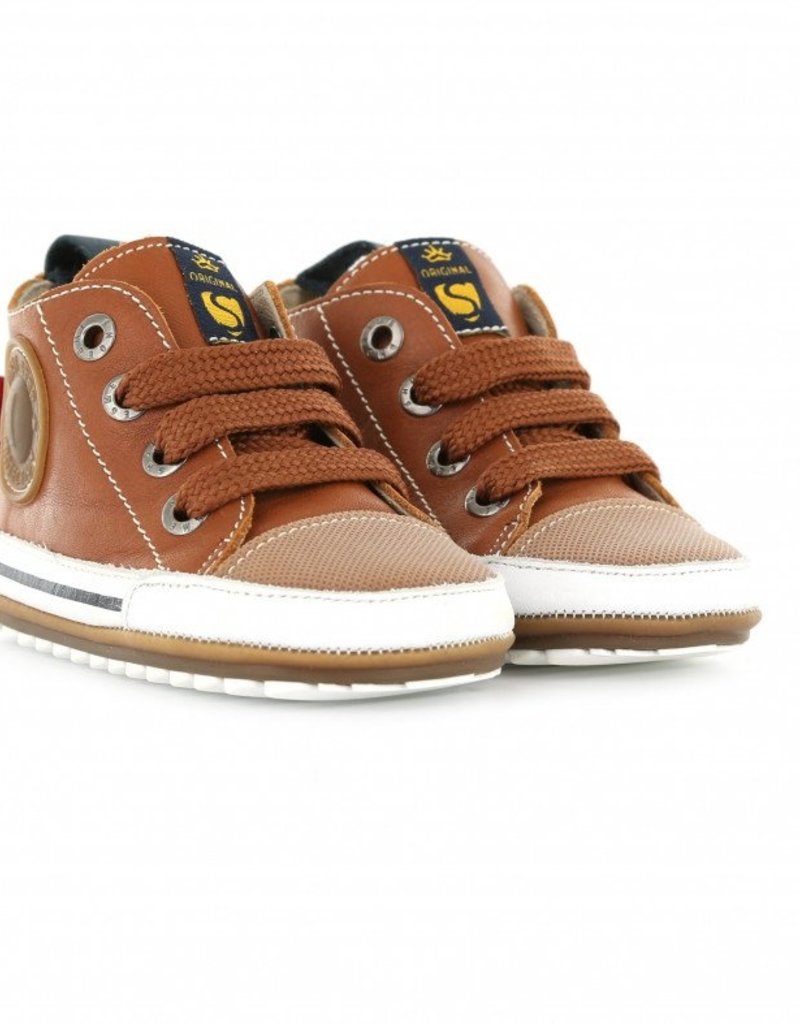 Praten tegen salami code Shoesme Eerste Stap Schoentjes BP8S004 - Cognac - Kiekiek Friends