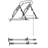 Telescopische biministeun met dekplaat (per stuk)