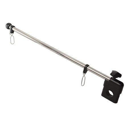 RVS vlaggenstok voor aan de railing