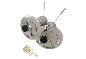 RVS dekvuldop met slot