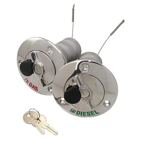 RVS dekvuldop met slot