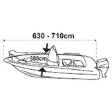 SeaCover afdekzeil boot 630 tot 710 cm / 380 cm