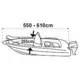 SeaCover afdekzeil boot 550 tot 610 cm / 265 cm