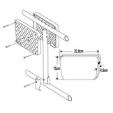 Motorsteun buitenboordmotor railing boot