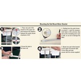 Motorsteun buitenboordmotor railing boot