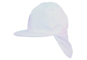 Zonnepet met nekbescherming