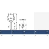 Roeidol aluminium gegoten