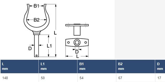 Roeidol aluminium gegoten