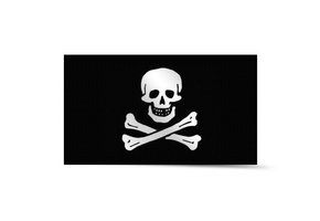 Piratenvlag 30x45 cm