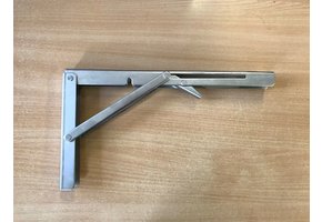 Inklapbare tafelsteun RVS