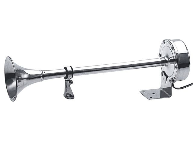 Elektrische RVS scheepshoorn enkel 12 Volt