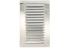 Ventilatierooster RVS - 228 x 127 mm