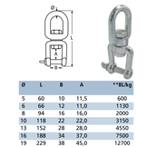 RVS Wartel - Oog/Gaffel