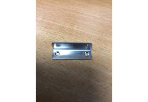 Slotplaatje voor drukknopsluiting