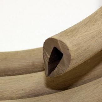 PVC Stootrand boot, type 40 teak (Per meter)