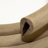 PVC Teak stootrand boot 9mm rand (Per meter)