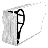 PVC Steigerprofiel 30mm (Per 2,3 en 4 meter)