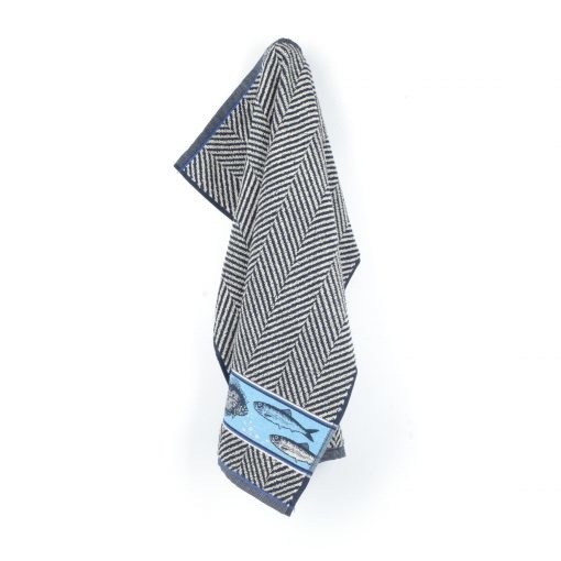 Handdoek Fish Donkerblauw
