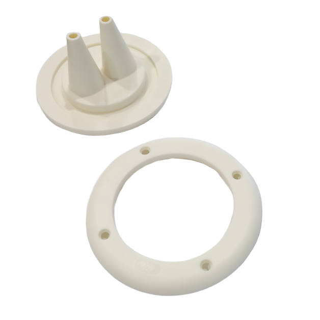 Dubbele doorvoer voor stuurkabels