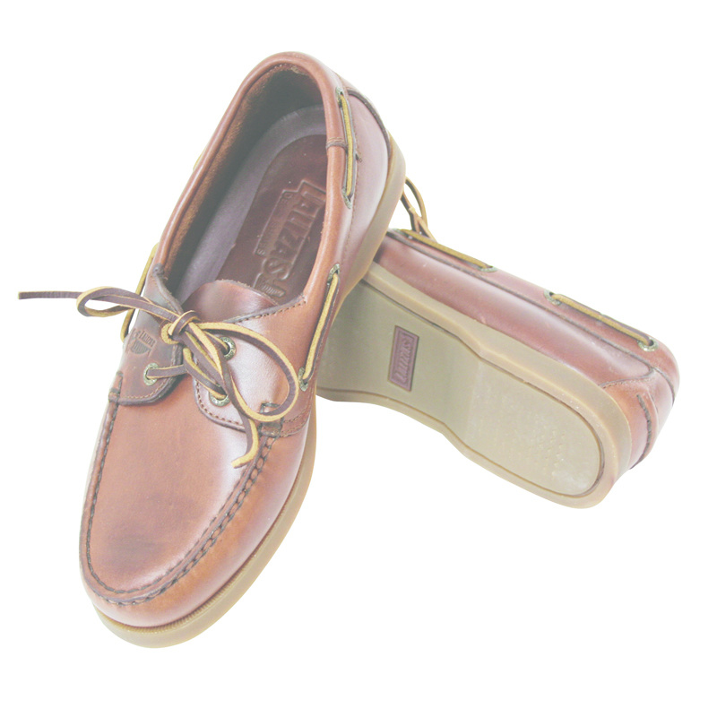 Bootschoen Skipper - bruin leer met bruine zool