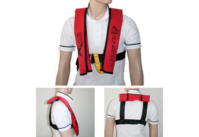 Automatisch reddingvest Alpha 170N met harnas en D-ring conform ISO12402-3