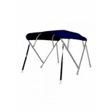 Biminitop | RVS 4-boogs | Breedte 135 <> 152 cm - Hoogte 137 cm