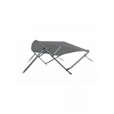 Biminitop | RVS 3-boogs | Breedte 170 <> 182 cm - Hoogte 137 cm