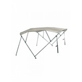 Aluminium biminitop - 4-boogs - Breedte 137 <> 152 cm - Hoogte 137 cm
