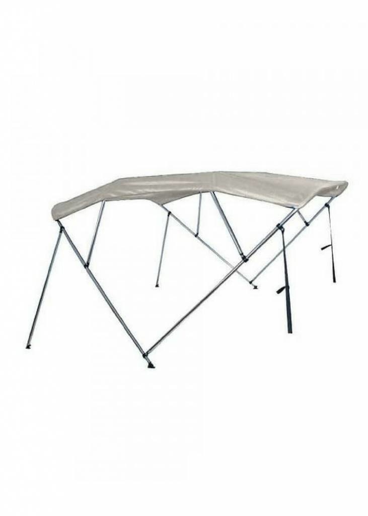 Aluminium 4-boogs biminitop - Breedte 200 <> 213 cm - Hoogte 137 cm