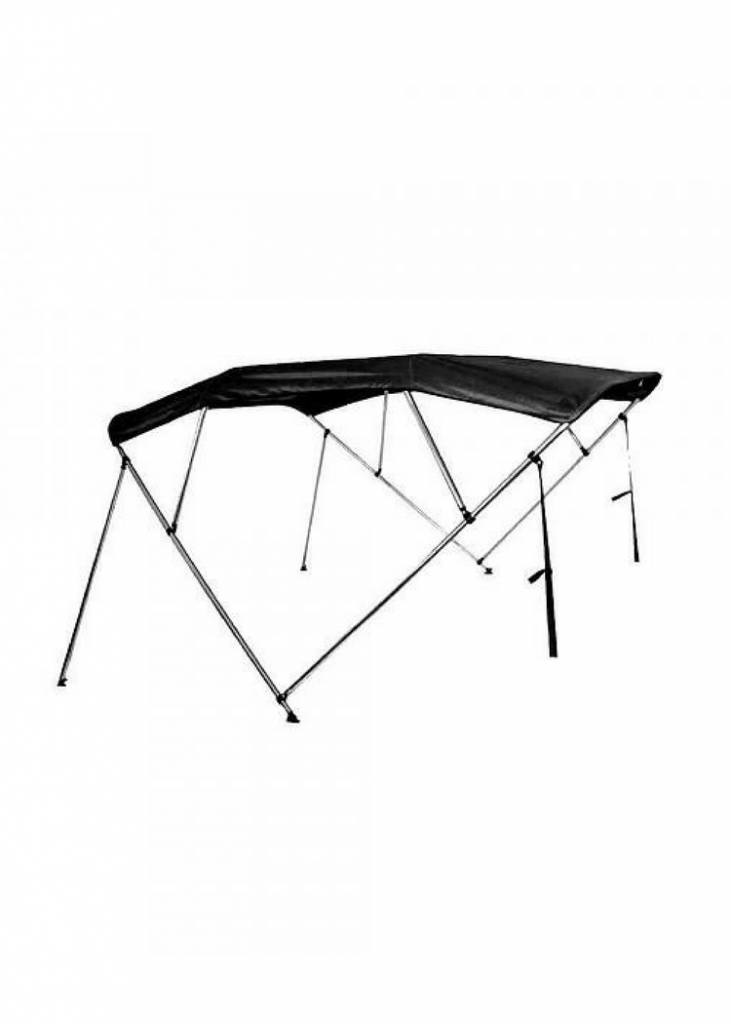 Aluminium 4-boogs biminitop - Breedte 200 <> 213 cm - Hoogte 137 cm